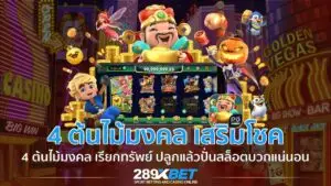 4 ต้นไม้มงคล เสริมโชคเรียกทรัพย์ ปลูกแล้วปั่นสล็อตบวกแน่นอน